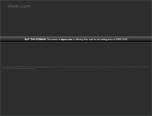 Tablet Screenshot of elpan.com